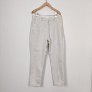 H&M Women's Trousers in Off White Size 10 Academia Career Office Business Casual